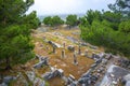 Priene, an ancient Greek city, is situated near the town of Soke, Aydin.