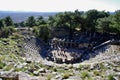 The Priene Antik Tiyatro, an ancient amphitheatre at the temple of Athena.