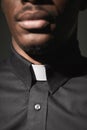 Priest in collar Royalty Free Stock Photo
