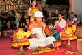 Priest does religious ceremony Royalty Free Stock Photo
