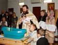 Orthodox christening ceremony