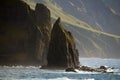 Alaska, Coast of Unalaska Island, Priest Rock, Aleutian Islands, United States