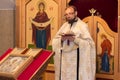 Priest serving in the Orthodox Church