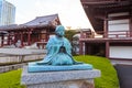 Priestess Statue At Zojoji temple shrine, Tokyo, Japan