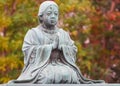 Priestess Statue At Zojoji Temple