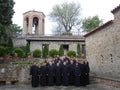 PRIESTS IN THE GREAT METEORON MONASTERY, GREECE