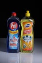 Dishwasher detergent, Pril and priva Royalty Free Stock Photo