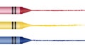 Primary Color Crayons Royalty Free Stock Photo