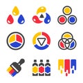 Primary color icon