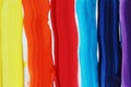 Primary colors. Beautiful bright watercolor stripes. Abstract background. photo