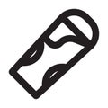 Sleeping bag icon for all your project needs Royalty Free Stock Photo