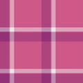 Primary pattern background textile, net texture vector plaid. Printing check tartan fabric seamless in pink and plum colors