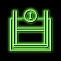 primary reinforcement neon glow icon illustration