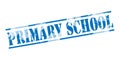 Primary school blue stamp