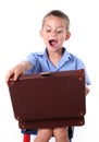 Primary school boy Royalty Free Stock Photo