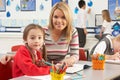 Primary Schoolchildren And Teacher Having A Lesson