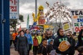 Primary and Secondary School Teachers protesting