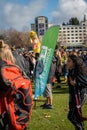 Primary and Secondary School Teachers protesting