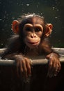 Primate animal mammal nature wild monkey wildlife Royalty Free Stock Photo