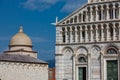 Primatial Metropolitan Cathedral of the Assumption of Mary and the dome of the Monumental Cemetery in Pisa