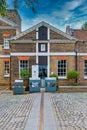 The Prime Meridian line at Greenwich Observatory. The line where East meets West