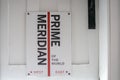 Prime Meridian Line.Royal Observatory in Greenwich, London, United Kingdom Royalty Free Stock Photo