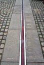 Prime Meridian Line.Royal Observatory in Greenwich, London, United Kingdom Royalty Free Stock Photo