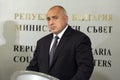 Prime Minister of Bulgaria Boyko Borissov Royalty Free Stock Photo