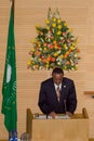 Prime minister of Ethiopia delivers a speech