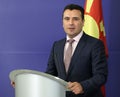 Prime Minister of Macedonia Zoran Zaev Royalty Free Stock Photo