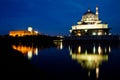 Prime Minister's Office and Masjid Putrajaya Royalty Free Stock Photo