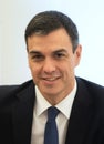 Prime Minister of Spain Pedro Sanchez Royalty Free Stock Photo