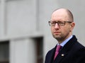 Prime Minister Ukraine Arseniy Yatsenyuk Royalty Free Stock Photo