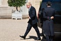 Paris, FRANCE - 22th august 2019 : Boris Johnson at ElysÃÂ©e Palace