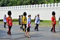 Prime Minister, Yingluck Shinawatra marching