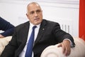 Prime Ministers of Bulgaria Boyko Borisov during visit to Ukraine. Kyiv, Ukraine, May 2018 Royalty Free Stock Photo