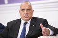 Prime Ministers of Bulgaria Boyko Borisov during visit to Ukraine. Kyiv, Ukraine, May 2018 Royalty Free Stock Photo