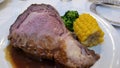 Cruise ship Prime Rib Dinner Royalty Free Stock Photo