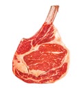 Prime rib steak cut Royalty Free Stock Photo