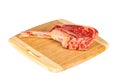 Prime rib steak cut Royalty Free Stock Photo