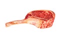Prime rib steak cut Royalty Free Stock Photo