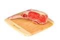 Prime rib steak cut Royalty Free Stock Photo