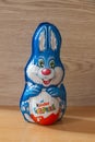 Primelin Ã¢â¬â France, April 09, 2020 : Kinder Surprise bunny