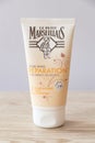 Primelin Ã¢â¬â France, June 08, 2020 : Tube of hands moisturizing cream Le Petit Marseillais