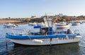 Primelin Ã¢â¬â France, October 04, 2018 : Boats in Le loch harbor