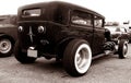 Primer Hotrod in Sepia Royalty Free Stock Photo