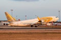 Primera Boeing 737 airplane at Palma de Mallorca