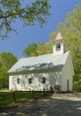 Primitive Baptist Church in Cades Cove of Smoky Mountains, TN, U Royalty Free Stock Photo