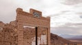 Primitive building still stands Rhyolite Ghost Town Nevada Royalty Free Stock Photo