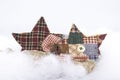 Primitive Christmas Ornaments Royalty Free Stock Photo